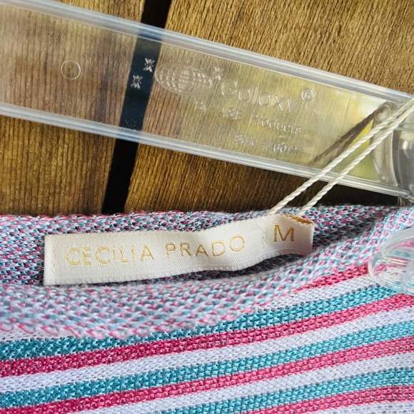 Anthropologie Cecilia Prado Knitted Midi Skirt in Striped A-Line Size M - Picture 4 of 16